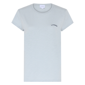 La Rouge T-shirt  - Sille Logo - Dove Blue