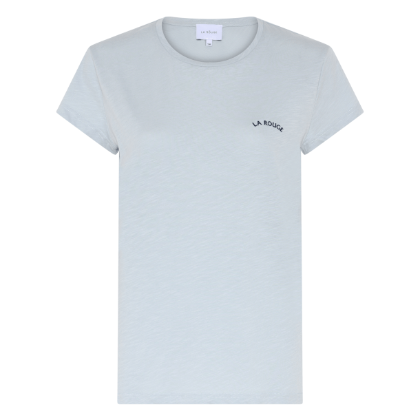 La Rouge T-shirt  - Sille Logo - Dove Blue