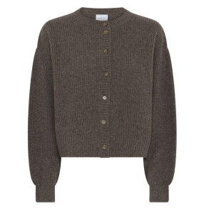 La Rouge Strik - Sisse Cardigan - Brown Melange