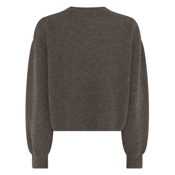 La Rouge Strik - Sisse Cardigan - Brown Melange