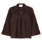 La Rouge Bluse - Vilma Shirt - Dark Brown