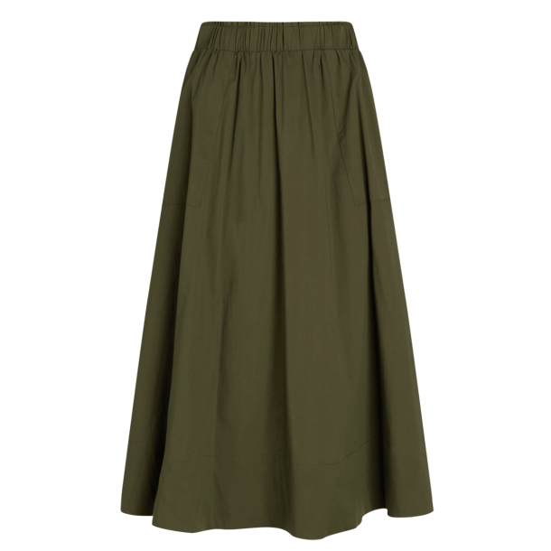 La Rouge Nederdel - Vilma Skirt - Army Green