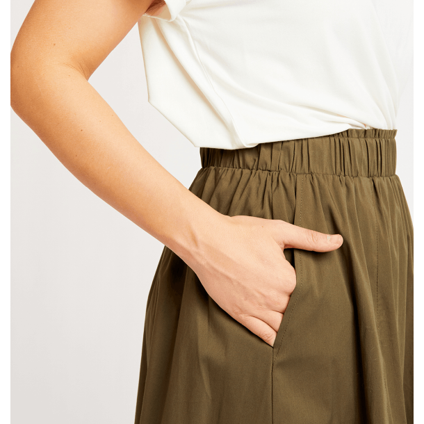La Rouge Nederdel - Vilma Skirt - Army Green