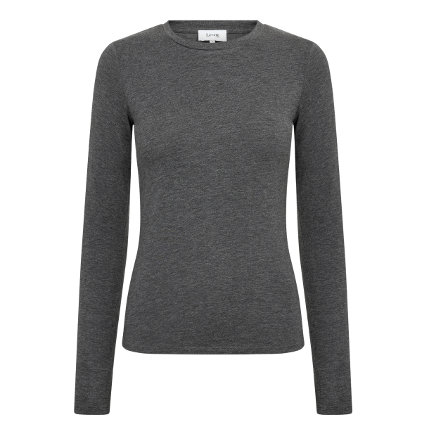 Leveté Room T-Shirt - LR-Josephine 1 - Dark Grey Melange