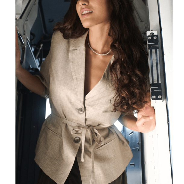 Levet� Room Blazer - LR-Riot 2 - Plaza Taupe Melange