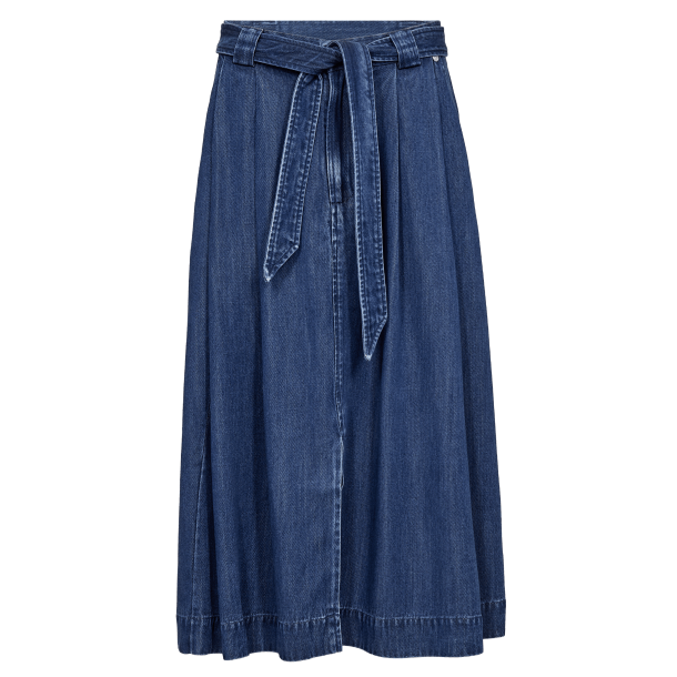Mos Mosh Nederdel - MMKoda Dinem Skirt - Dark Blue