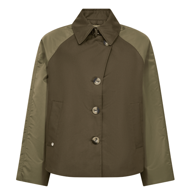 Mos Mosh Jakke - MMZyla Neola Trenchcoat - Olive Night