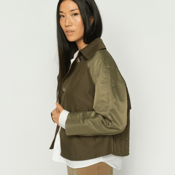 Mos Mosh Jakke - MMZyla Neola Trenchcoat - Olive Night