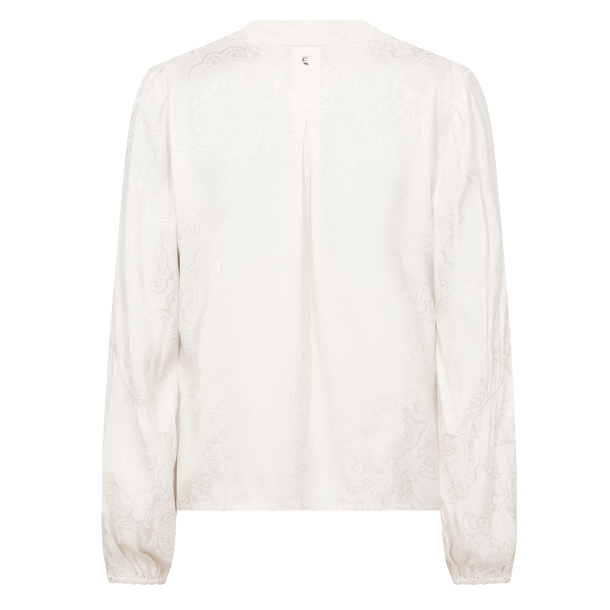 Mos Mosh Skjorte - MMHefa Paisleya Blouse - Ecru