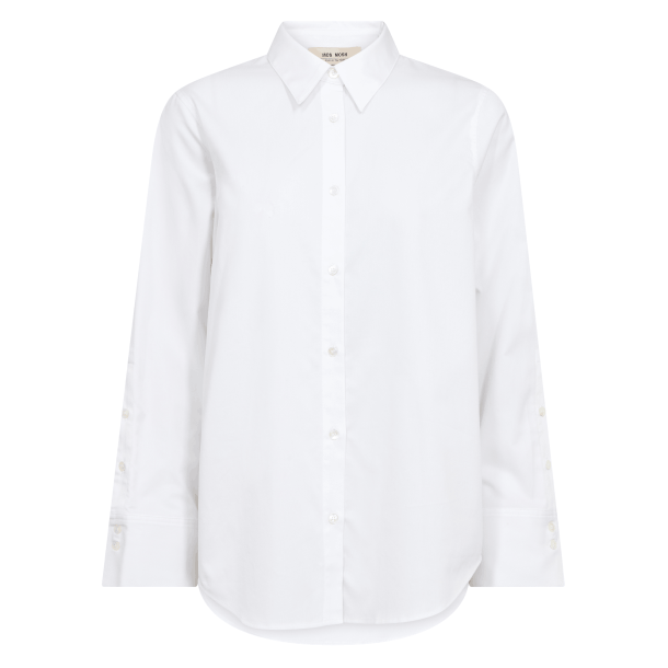 Mos Mosh Skjorte - MMWinola Cotton Twil Shirt - White