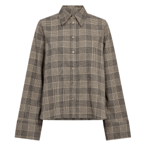 Mos Mosh Skjorte - MMAyen Check Shirt - Black