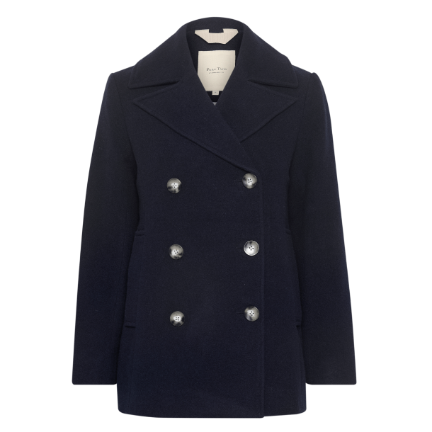 Part Two Frakke - LekiasPW Coat - Dark Navy