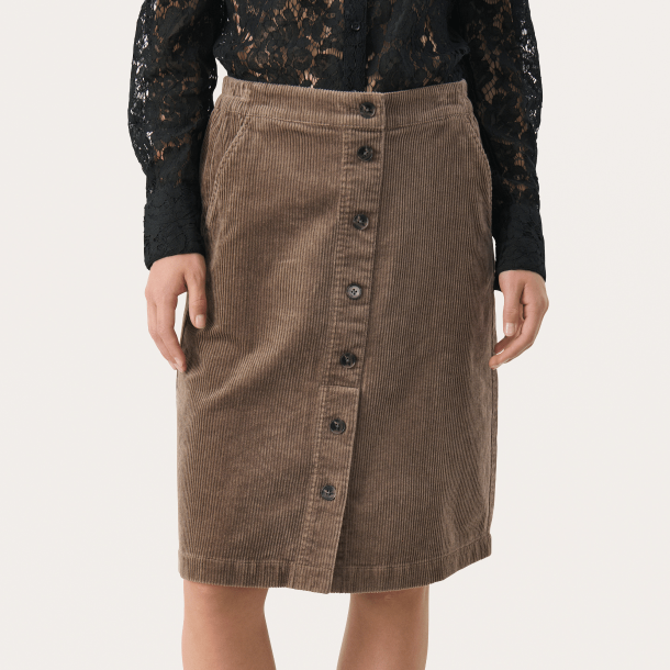 Part Two Nederdel - PalinaPW Skirt - Walnut