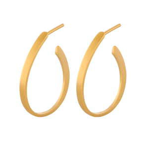 Pernille Corydon reringe - Berlin Creoles Earrings - Forgyldt