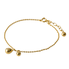 Pernille Corydon Armbnd - Rain Bracelet - Forgyldt