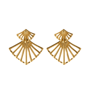 Pernille Corydon reringe - Dancing Ballerina Earrings - Forgyldt