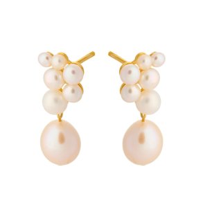 Pernille Corydon reringe - Ocean Treasure Earsticks - Forgyldt