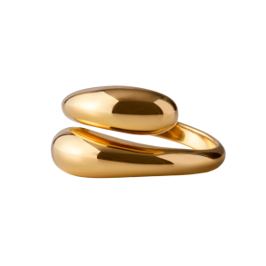 Pernille Corydon Fingerring - Rain Ring - Forgyldt