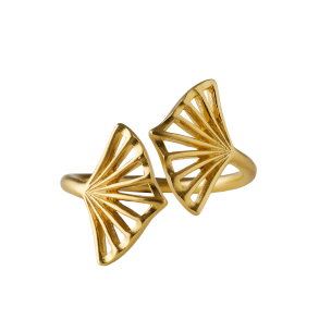 Pernille Corydon Fingerring - Ballerina Ring - Forgyldt