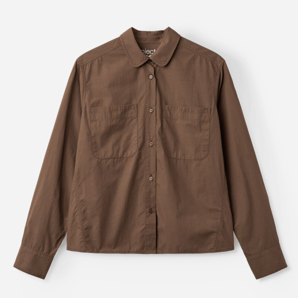 Project AJ117 Skjorte - Hannie - Coffee