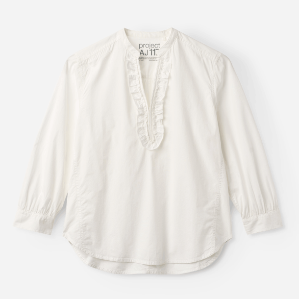 Project AJ117 Bluse - Havana - White