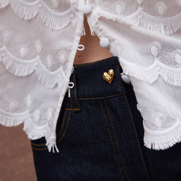 Rue de Femme Bukser - RDFLuna Pants - Blue Denim