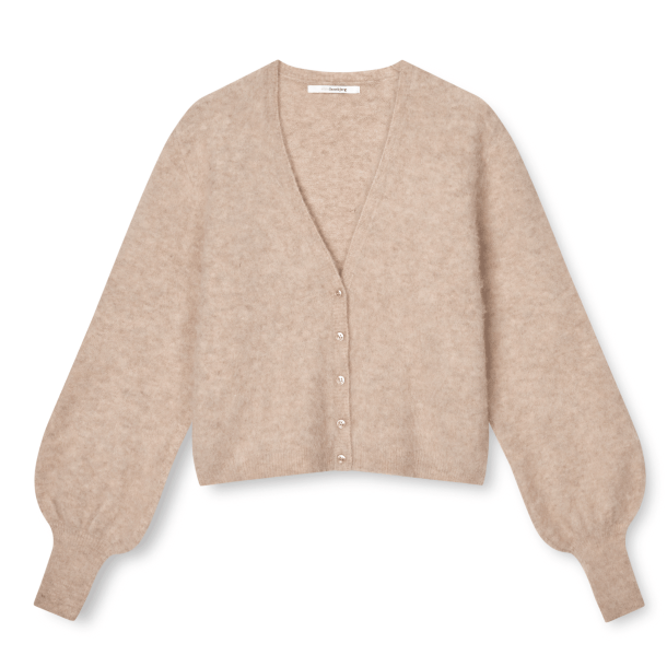 SibinLinnebjerg Strik - Audry - Light Sand Melange
