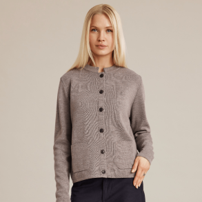 SibinLinnebjerg Strik - Dell - Dark Sand