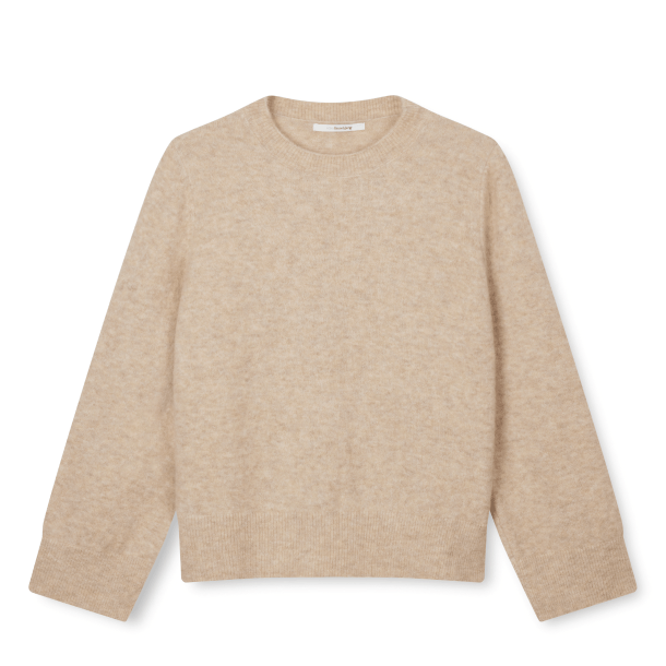 SibinLinnebjerg Strik - Pixie - Light Melange Sand