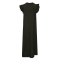 Tiffany Kjole - Etta Frill Long Dress Linen - Black