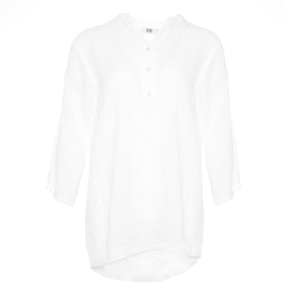 Tiffany Shirt - Linen Shirt - White