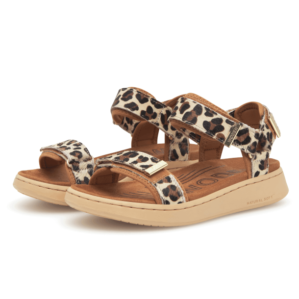 Woden Sandaler - Line - Animal Leopard