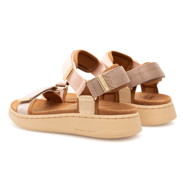 Woden Sandaler - Line - Blush Multi