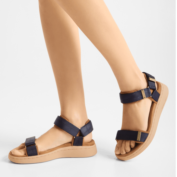 Woden Sandaler - Line - Navy