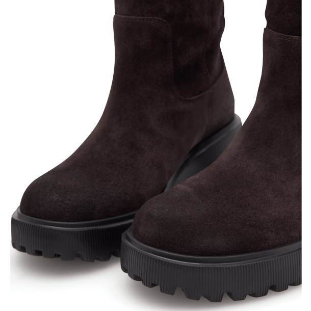 Woden Shoe The Bear Stvler - Lea Suede - Chocolate