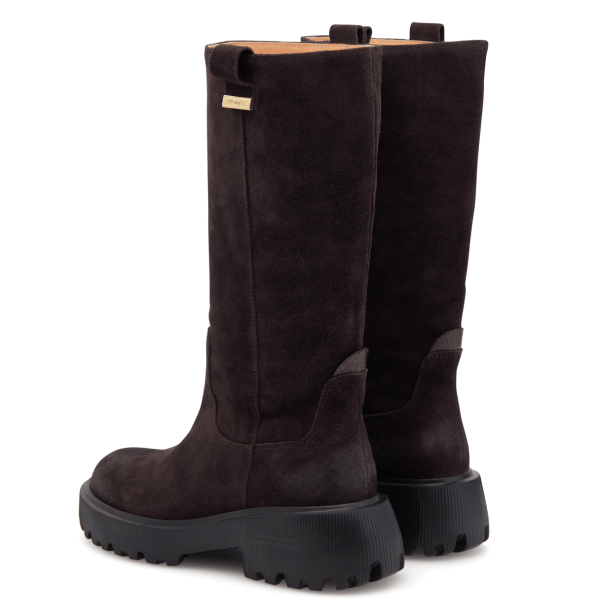 Woden Shoe The Bear Stvler - Lea Suede - Chocolate