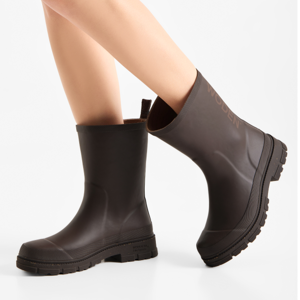 Woden Gummist�vler - Lia Waterproof - Chocolate