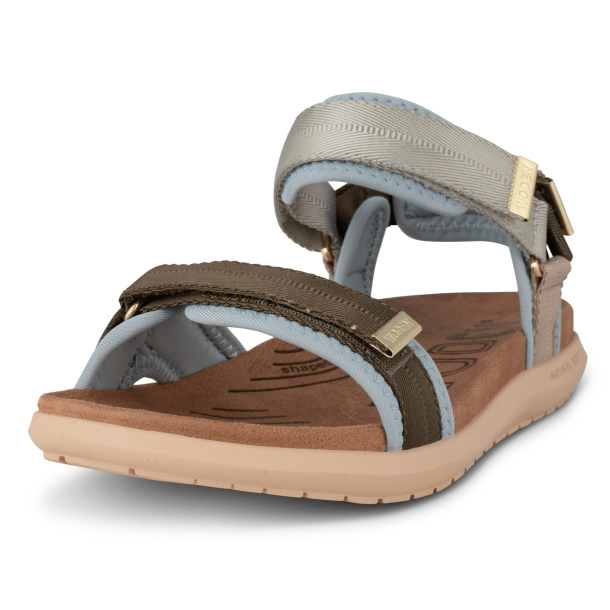 Woden Sandaler - Line Lite - Stone Multi