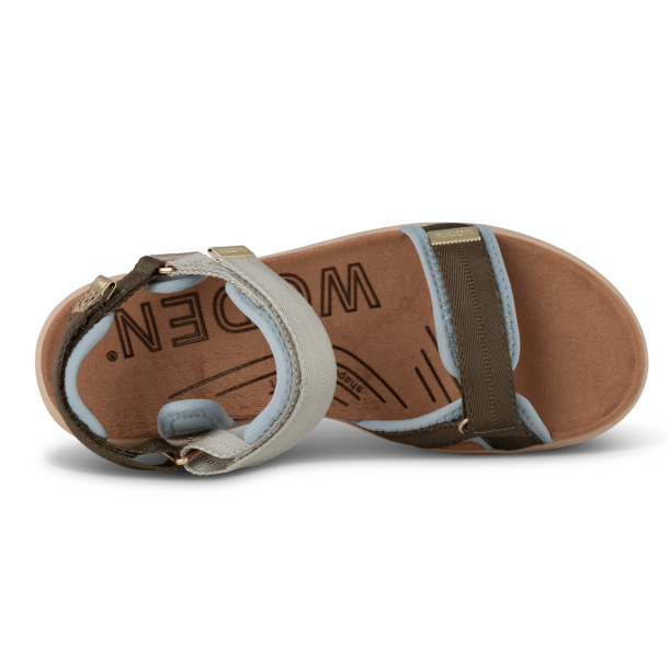 Woden Sandaler - Line Lite - Stone Multi