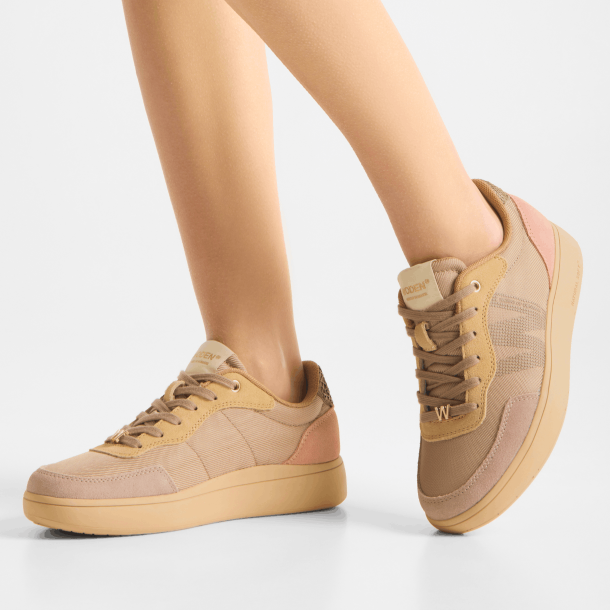 Woden Sneakers - Line Sneaker - Blush Multi