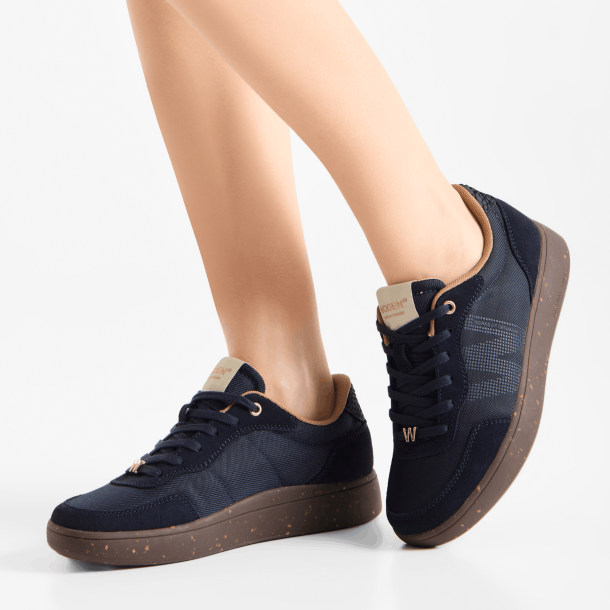 Woden Sneakers - Line Sneaker - Dark Navy