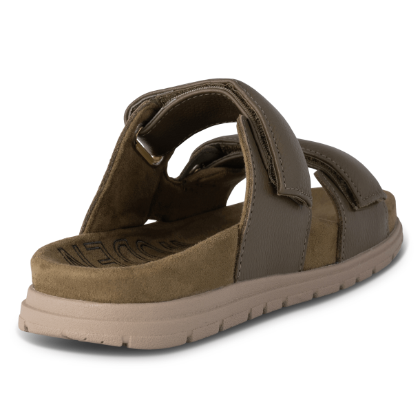 Woden Sandaler - Lisa Leather - Dark Olive