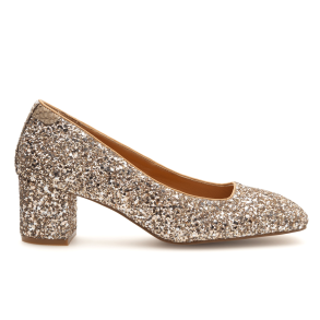 Woden Shoe the Bear Pump - Marie Low Glitter - Multi