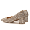 Woden Shoe the Bear Pump - Marie Low Glitter - Multi