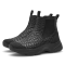 Woden Gummistvler - Siri Croco Waterproof - Black
