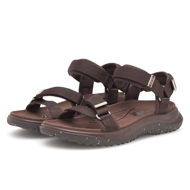 Woden Sandaler - Solvej - Chocolate