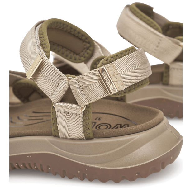 Woden Sandaler - Solvej - Stone