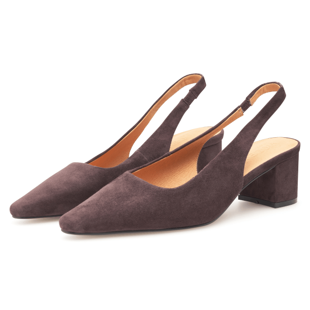 Woden Shoe the Bear Sandal - Julia Suede - Chocolate