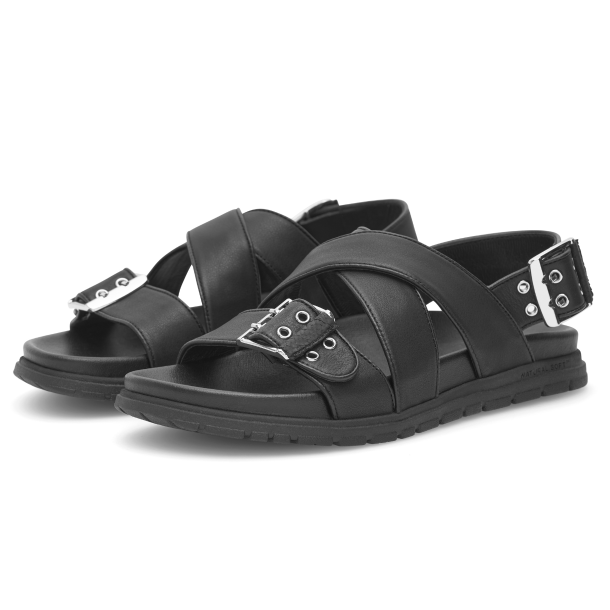 Woden Shoe the Bear Sandal - Tea L - Black