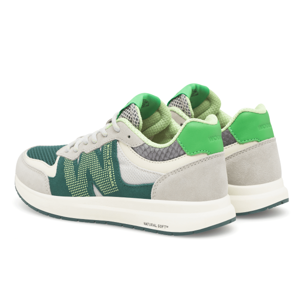 Woden Sneakers - Rigmor Open Mesh - Apple Green Multi